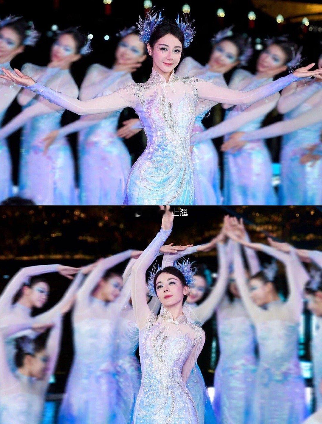 迪丽热巴今年春晚造型被指出妆容太淡，你觉得这个妆容有辨识度吗？