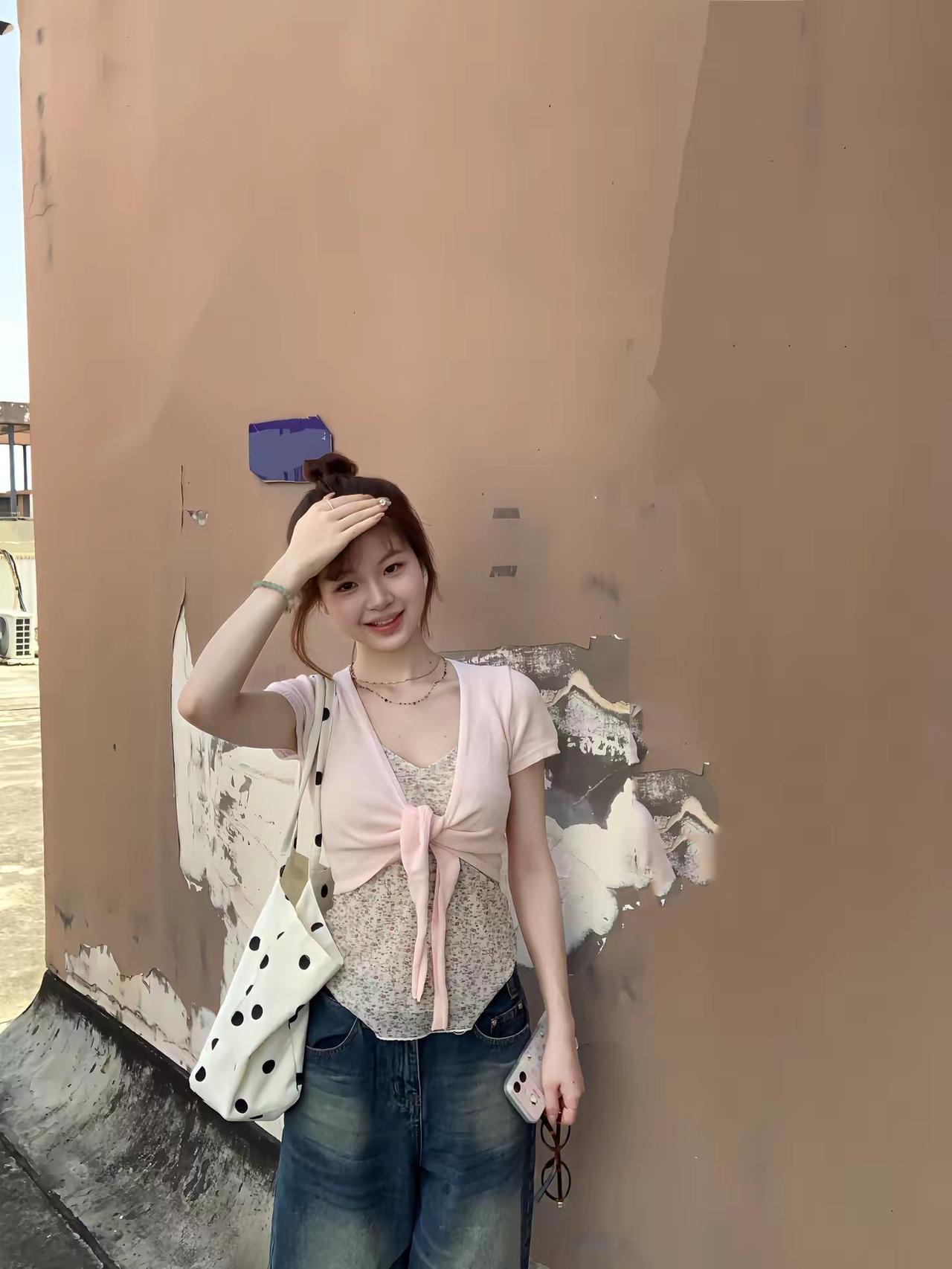 特别美小碎花韩系穿搭