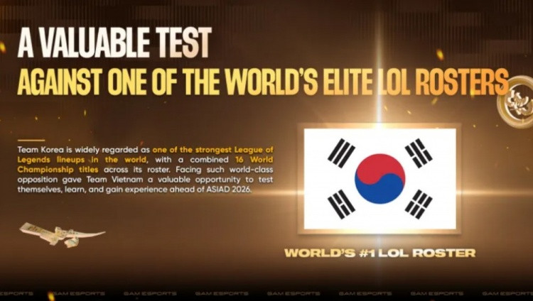 GAM分享LOL越南队韩国纪行: 一局战胜韩国队的历史性胜利