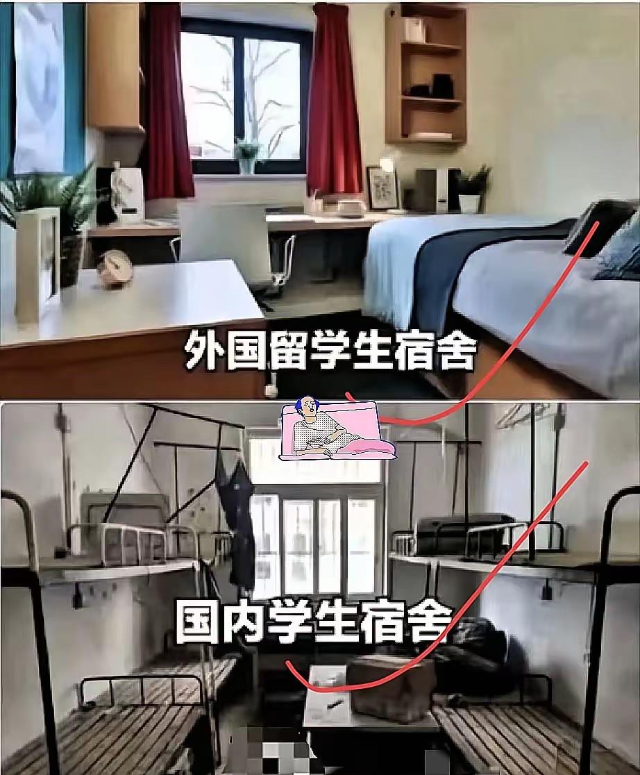 一觉醒来天塌了这几天黑人的事，砸锅了！有网友晒出外国留学生宿舍和国内学生