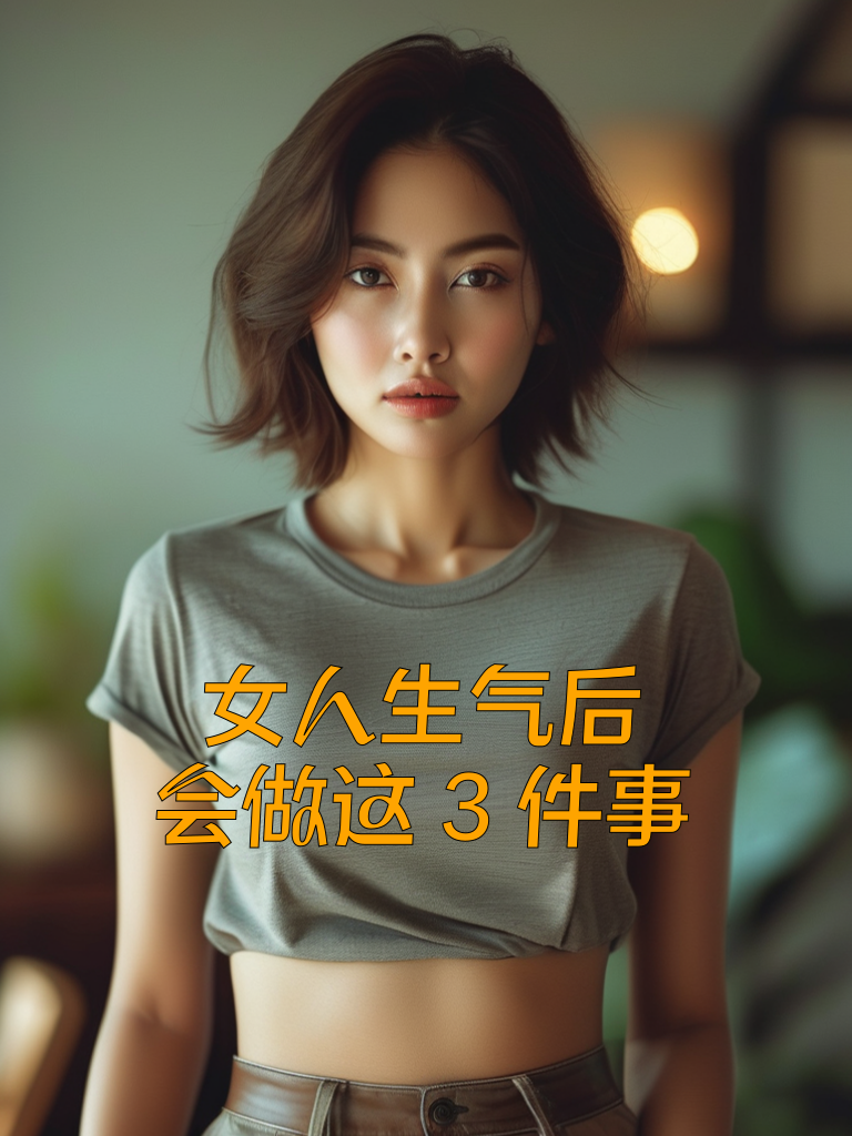 女人生气后，会做这3件事