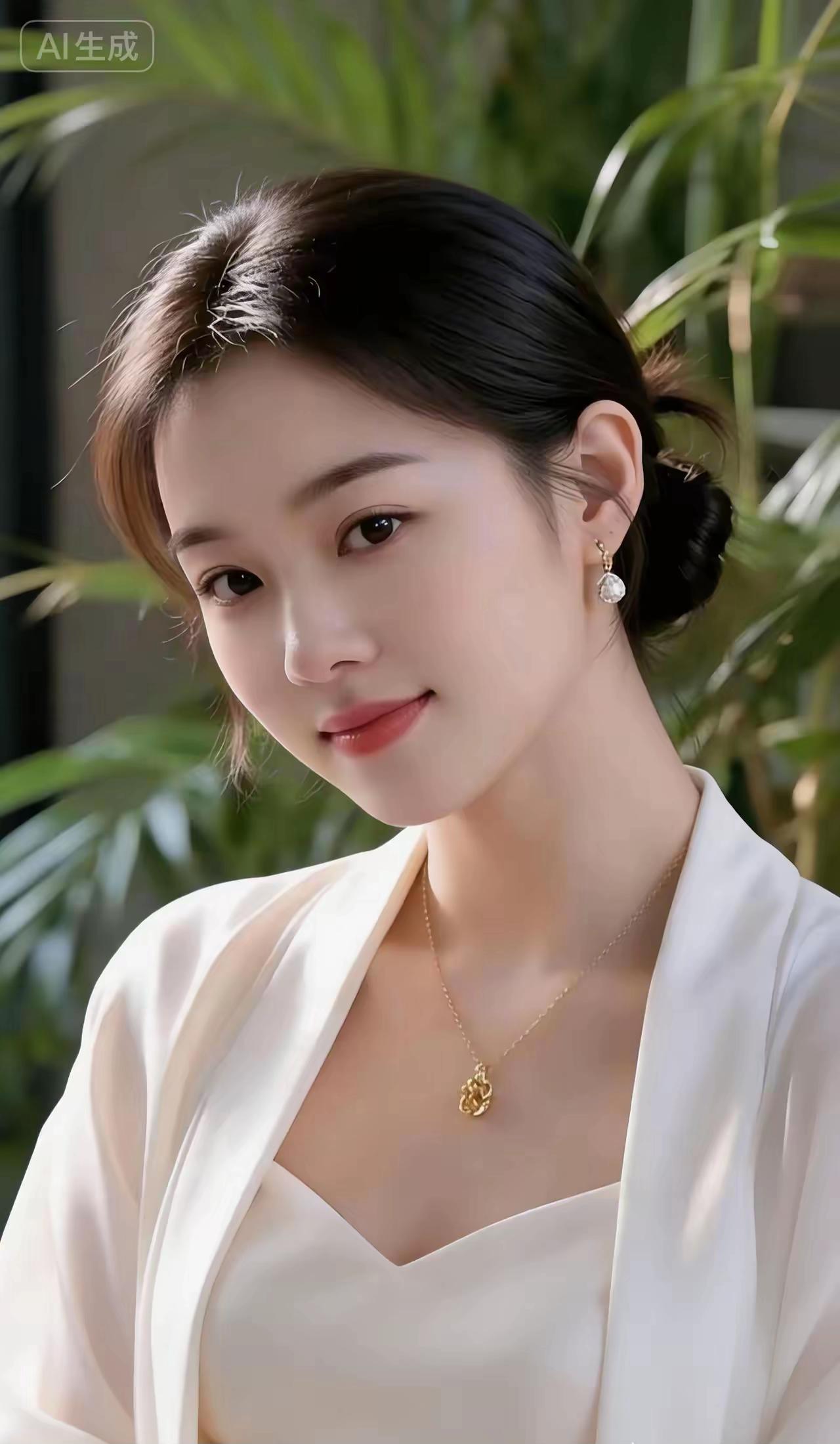 这美女，好容颜