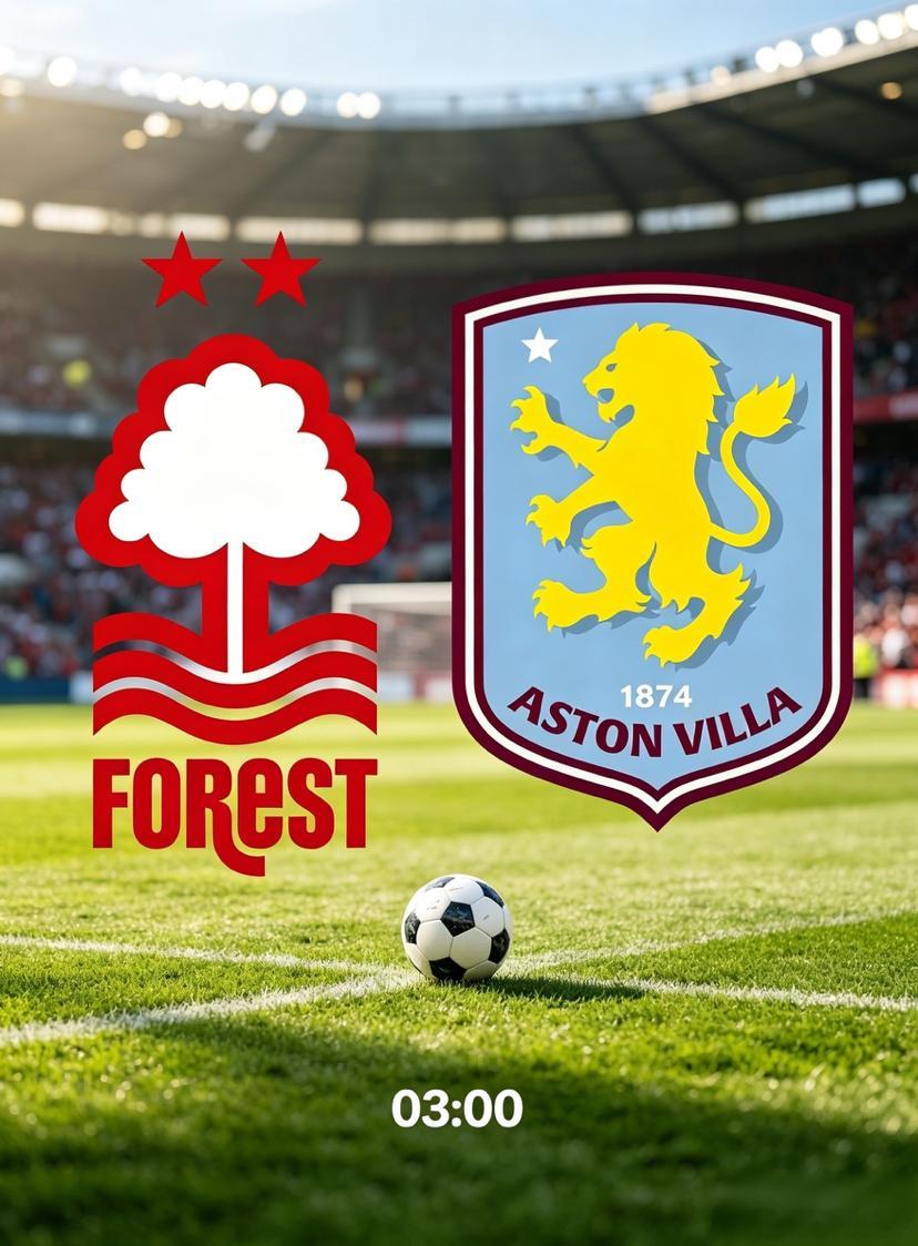 英超内战！森林死守阻击维拉抢分诺丁汉森林VS阿斯顿维拉森林深陷英超中下游区间，保