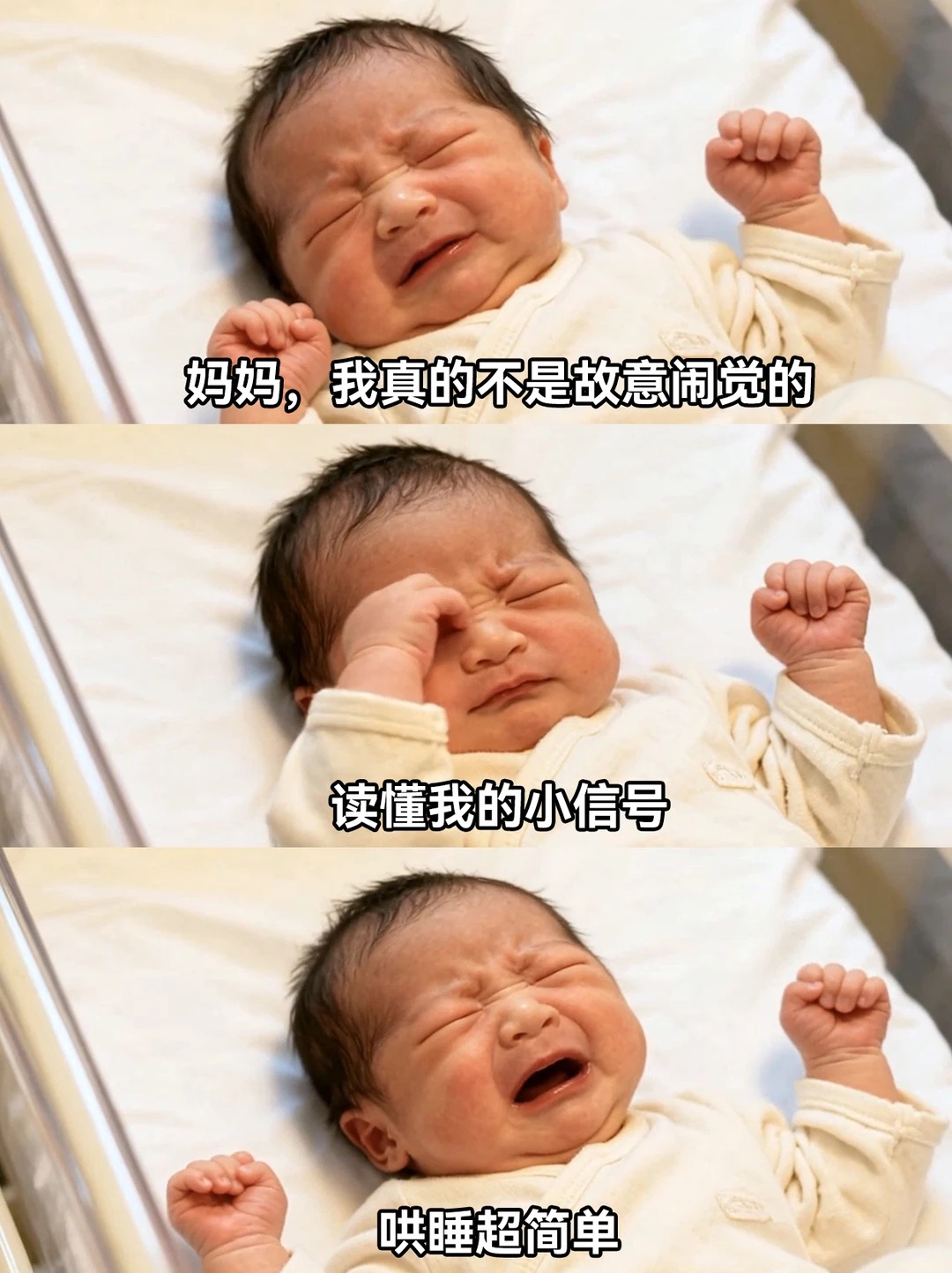 读懂宝宝睡眠信号，哄睡真的超简单❗