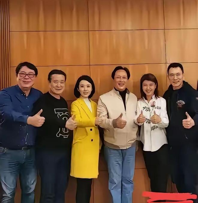 就认出越老越帅的唐国强，漂亮的小品演员闫学晶，还有武松的扮演者，高大勇猛的丁海峰
