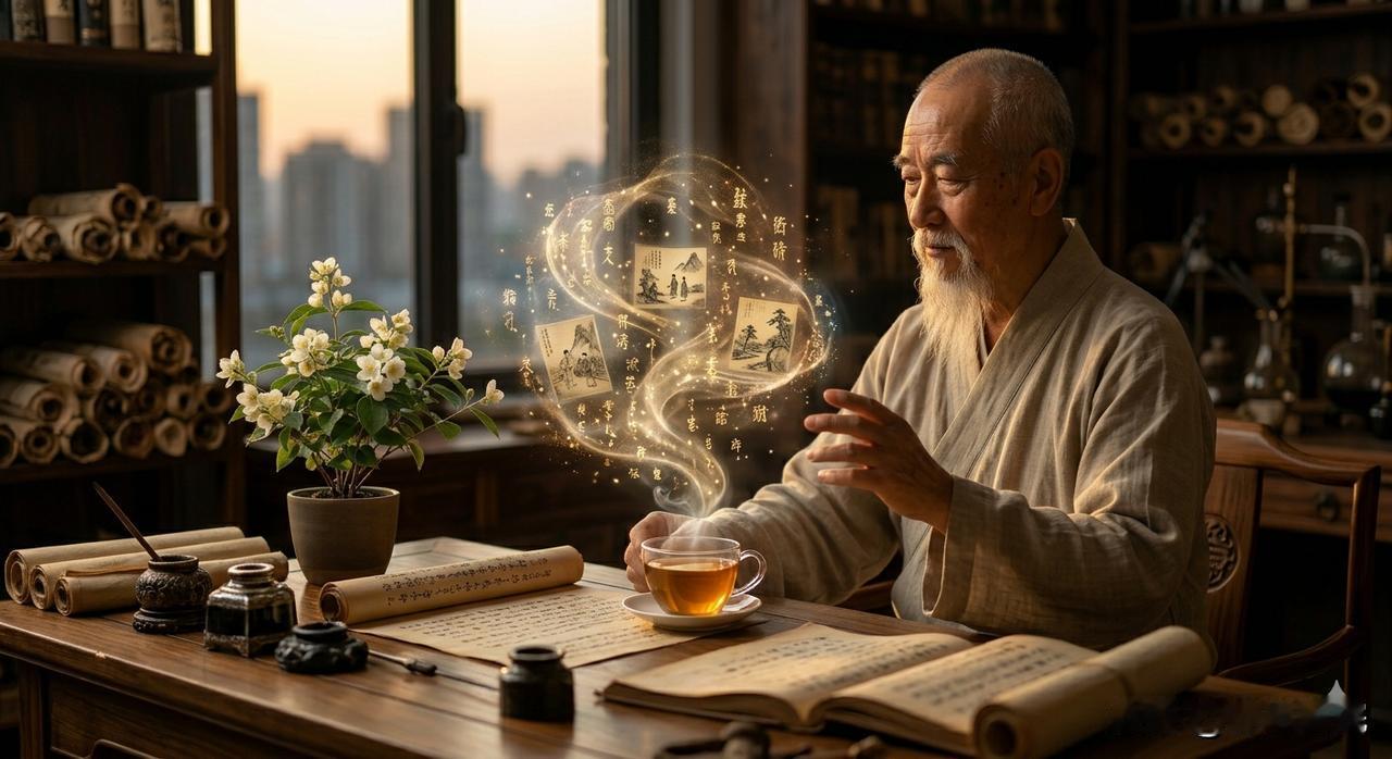 看透了因果的人，其实眼里已经没了对手，只有自己。　刚才坐在窗边喝茶，看着楼下