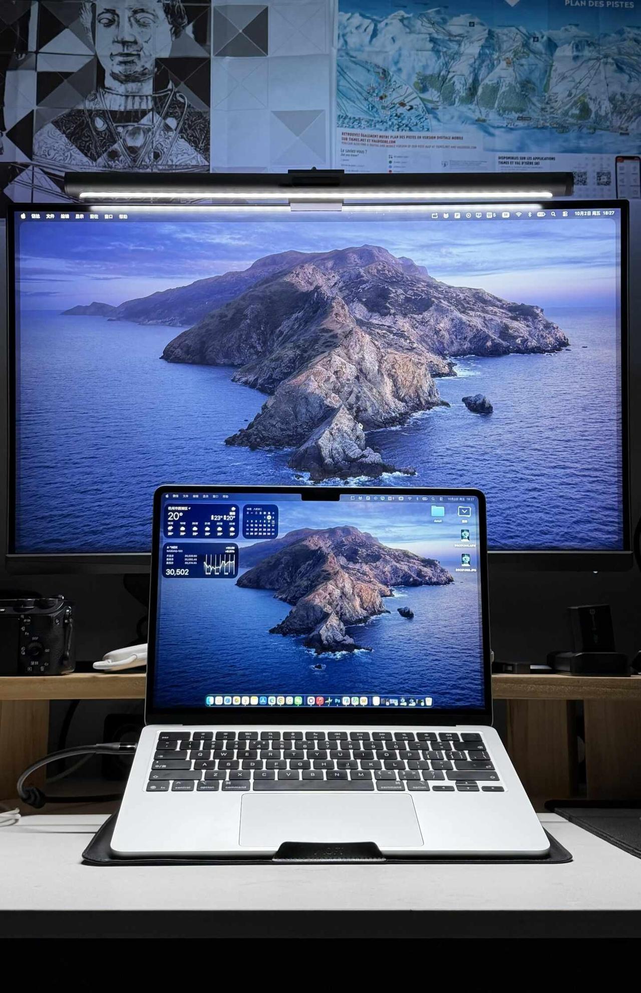 macbook外接显示器色差明显肉眼能看出来看到有明显色差，拍出来不那么明显了