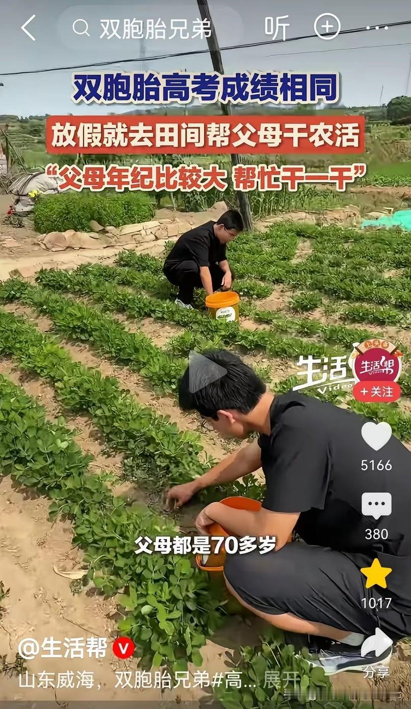 这也太巧合了吧？莫不是系统出了差错？山东威海，一对18岁双胞胎兄弟查询高考成绩，