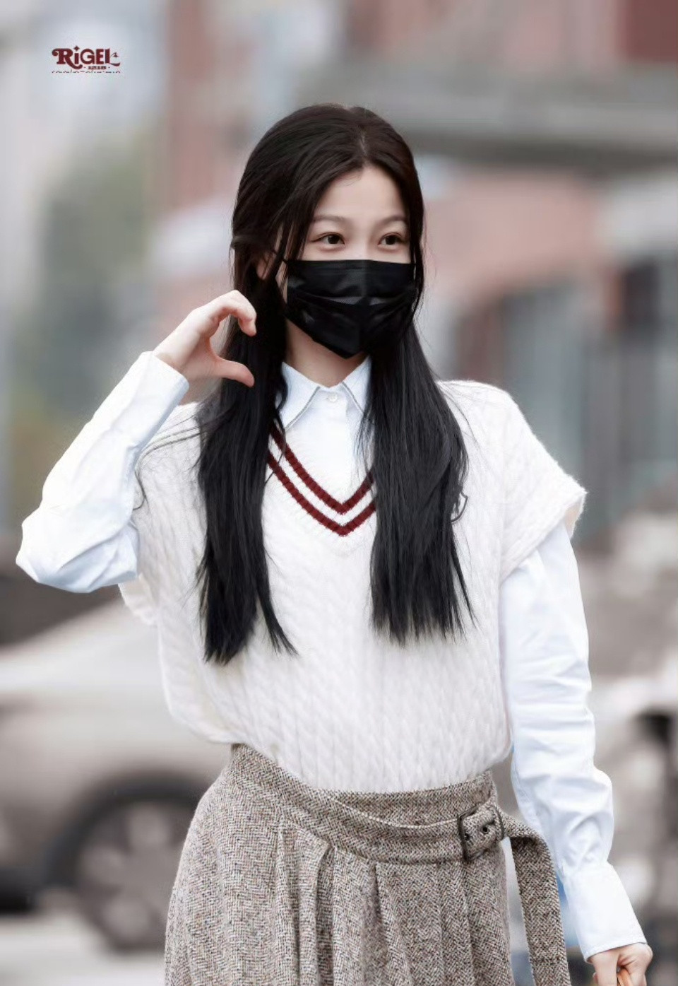 虞书欣学院风上班饭撒虞书欣学院风穿搭look虞书欣学院风饭撒来了！！虞书欣