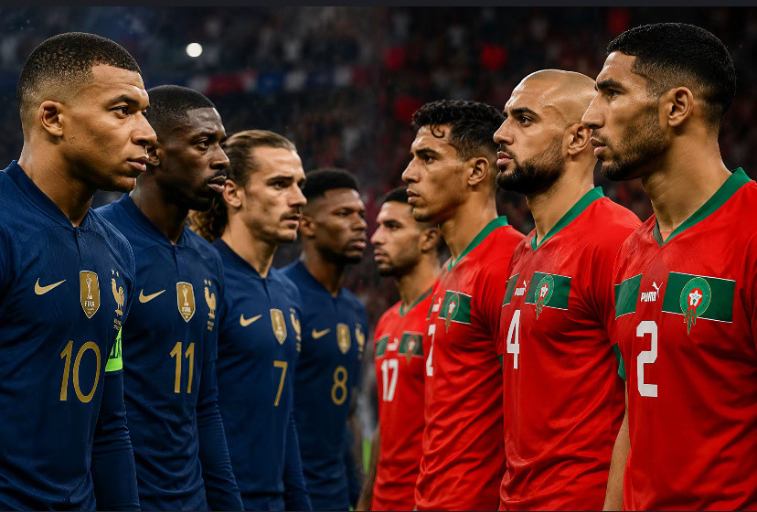 世界杯法国vs摩洛哥摩洛哥在反击式边后卫前压势必会留下空挡，对于法国的几个速度型