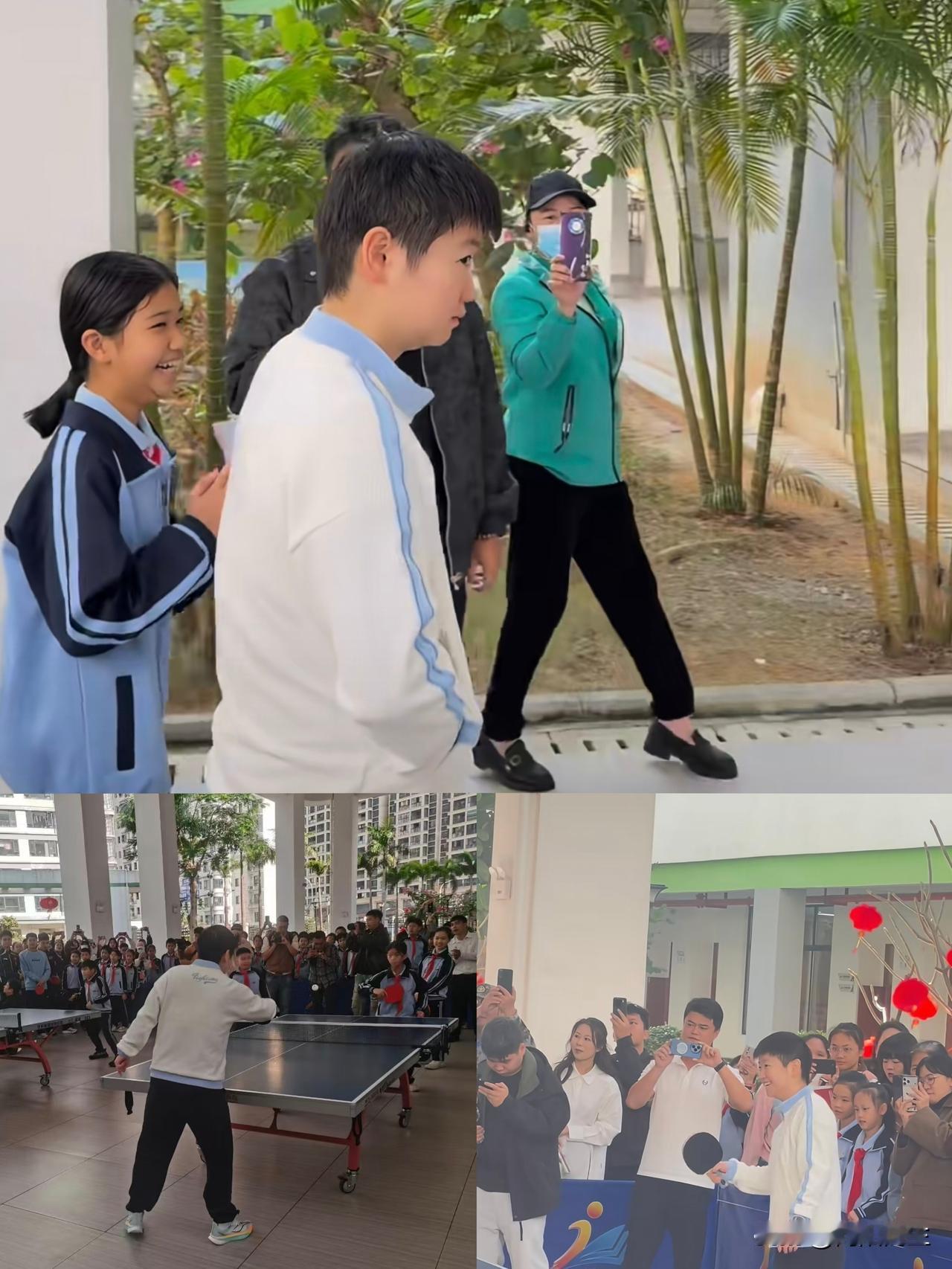 2月2号这天，海口那个校园活动现场，真是让人笑不活了！莎莎这哪像个世界冠