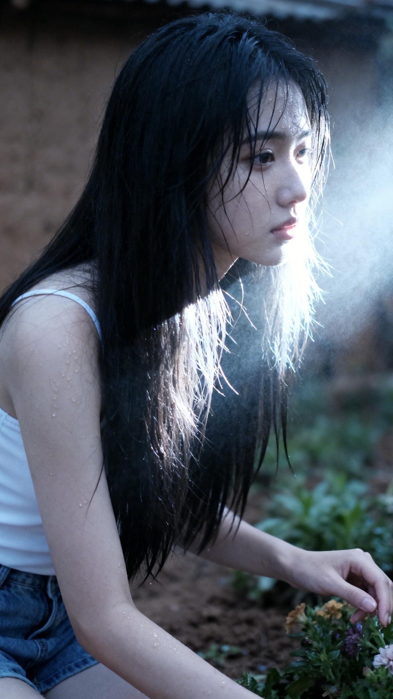 ：这大热的天，给人的感受就是“锄禾日当午，汗滴禾下土……”，花草晒个半天没水喝估