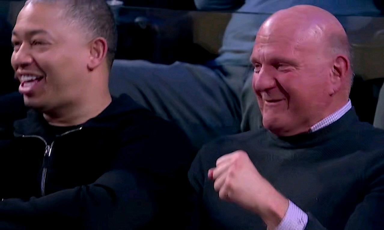 nba全明星最疯狂得分表演诞生了！老板鲍尔默又赌对了！我卖谁都不会卖小卡！伦