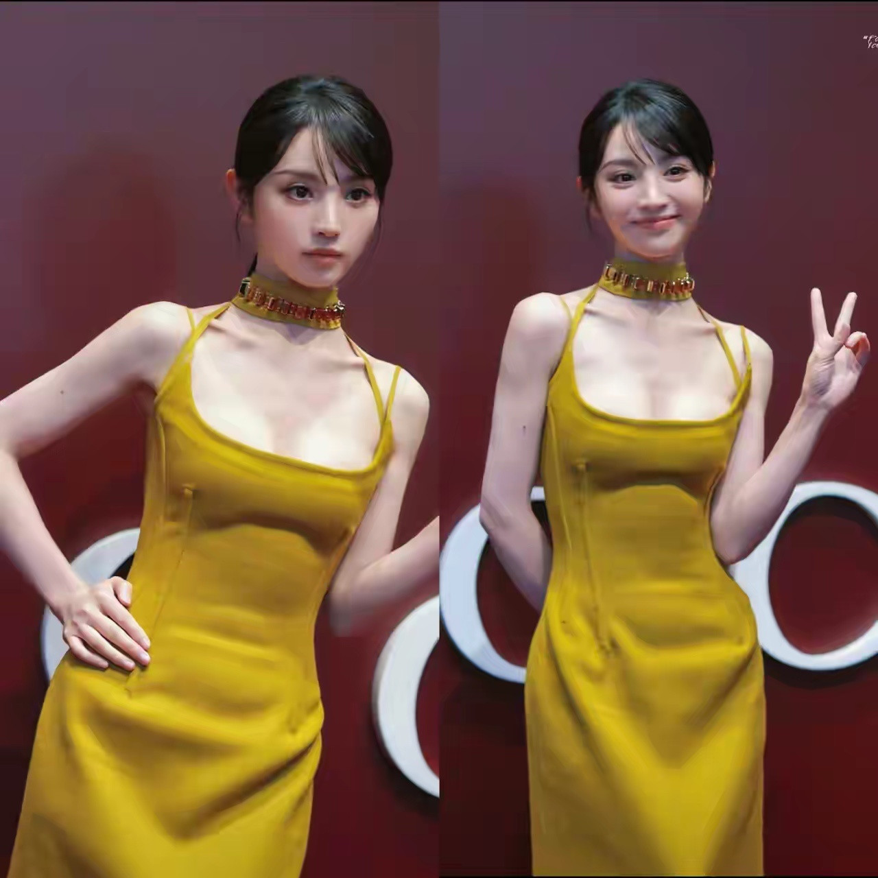 我有个疑问，为什么田曦薇这么瘦，（那胳臂细得只剩骨头和一层皮了），怎么脸上却饱满