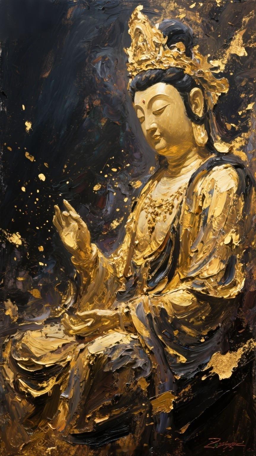 刷到菩萨，正值吉日吉时，礼赞随喜，聚财、招福、转运、好事连连，一顺百顺。​​​