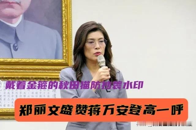 蒋万安登高一呼，郑丽文盛赞力挺，党政联手、双双提出“725上凯道”，卢秀燕、黄国