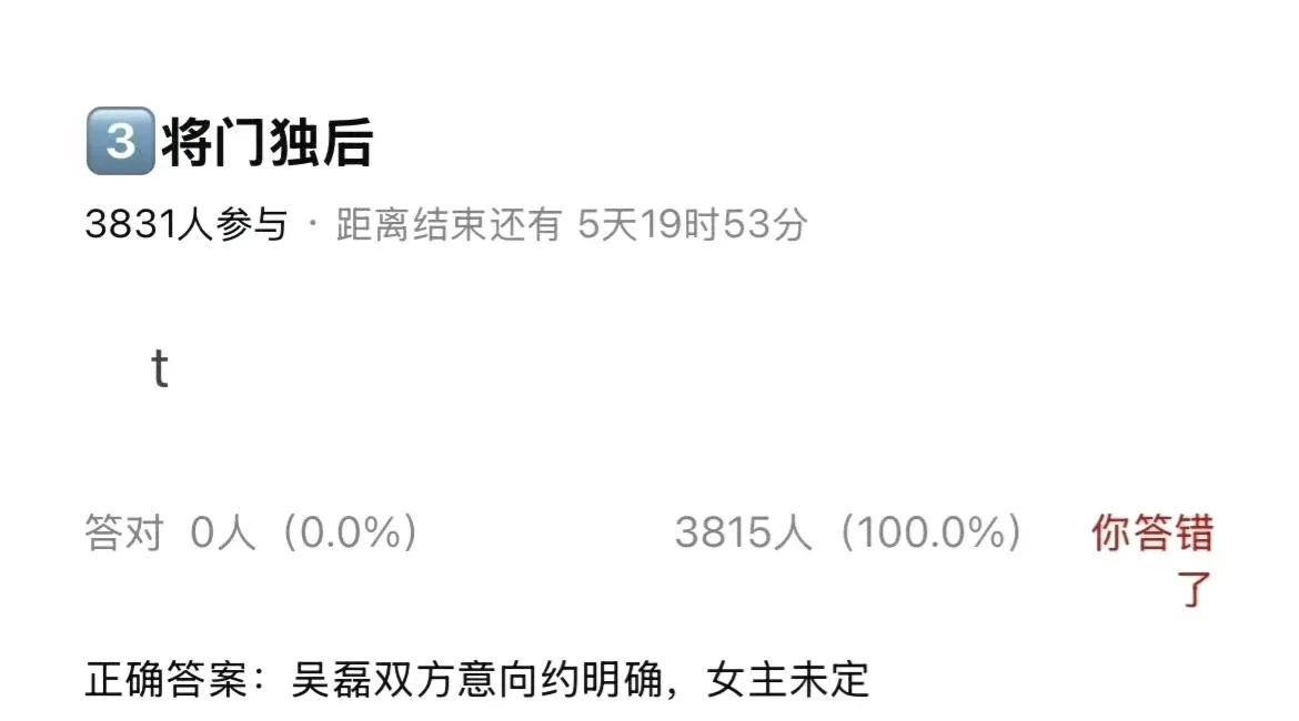 网传吴磊签《将门毒后》意向约，谢景行选角引争议近日，有瓜主爆料吴磊签了《将门毒