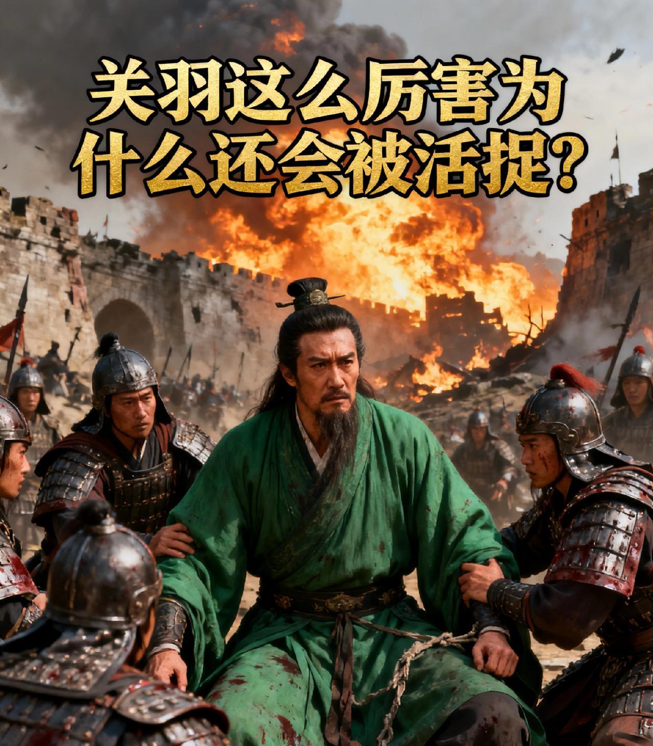 关羽那么能打，为啥栽在麦城？要我说笑得最好，不如笑到最后！公元219年冬，麦城