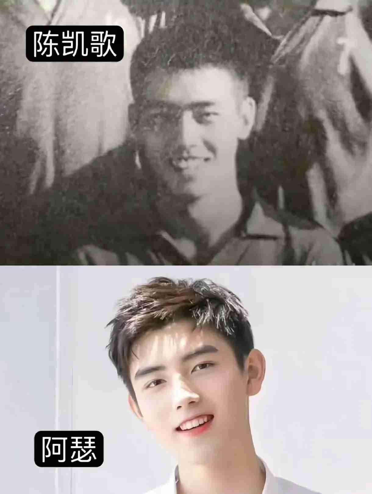 以前总觉得陈凯歌导演身上，“才华”的标签比“颜值”重多了，直到看见陈飞宇，再翻出