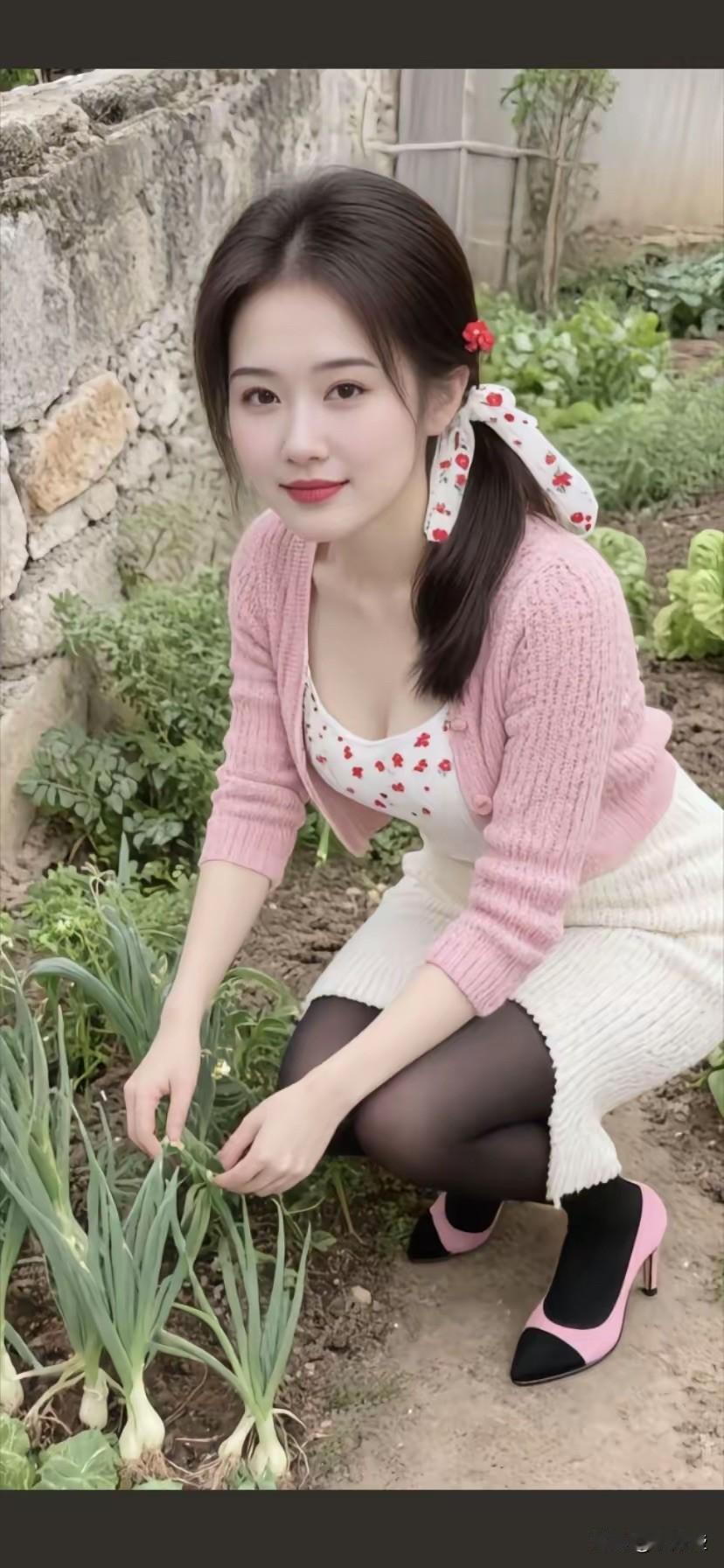 红袖添香夜，绿意满庭芳。