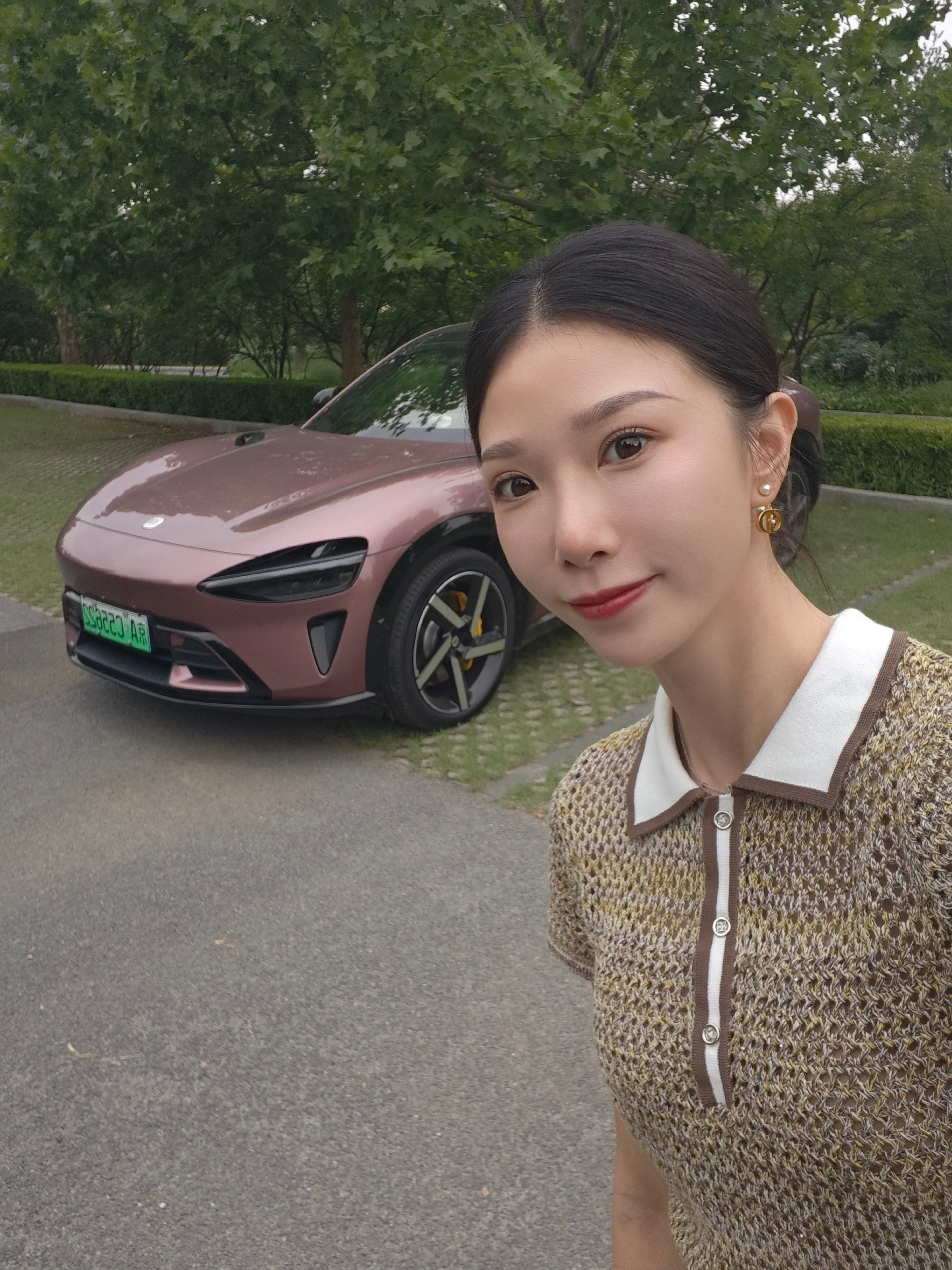 提车回来第二次开车出门合个影真好看！​​​