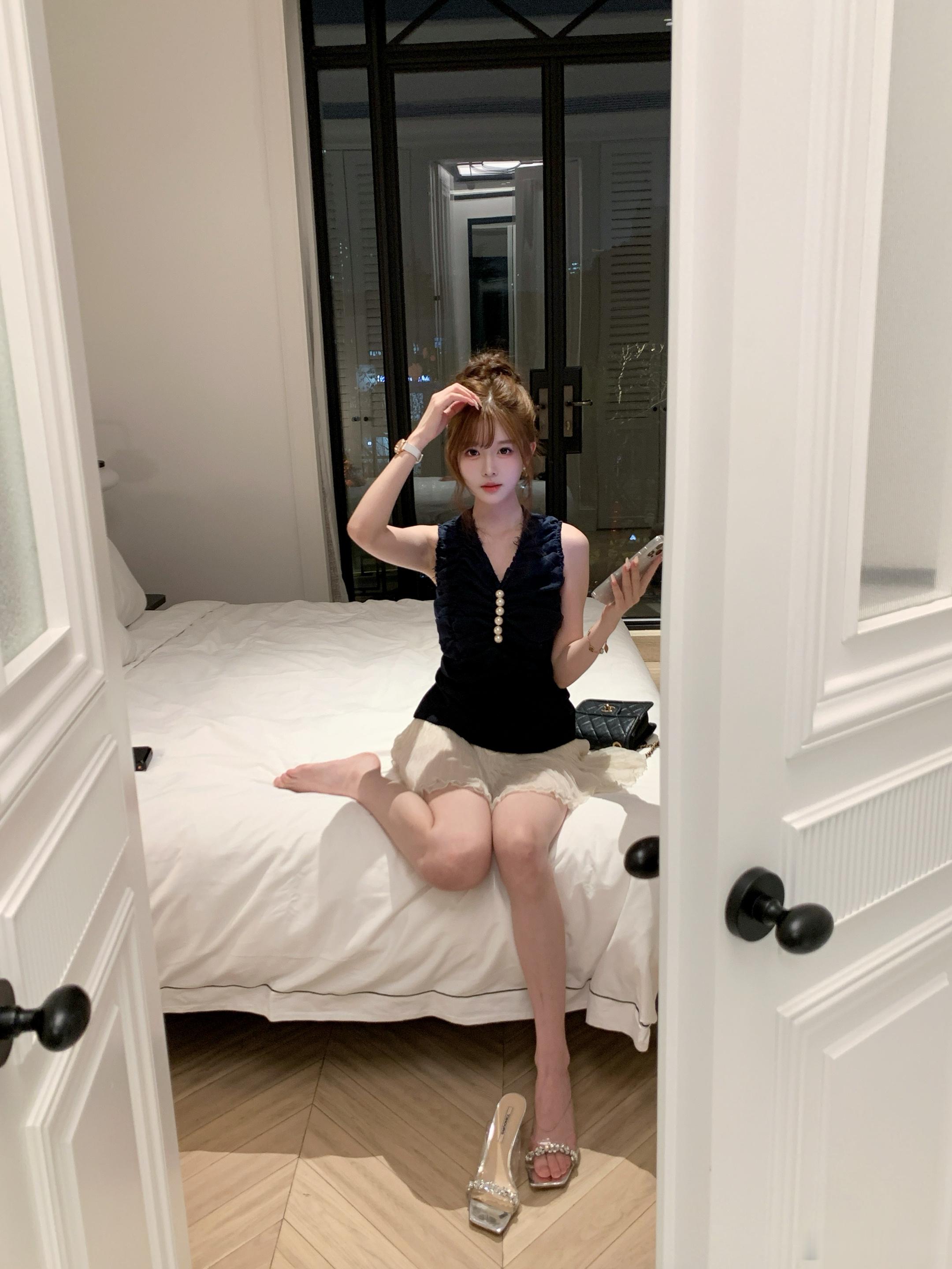 今日人设是贵贵大小姐✨第一次尝试清楚系穿搭～打几分？ootd春夏穿搭甜妹来拍照