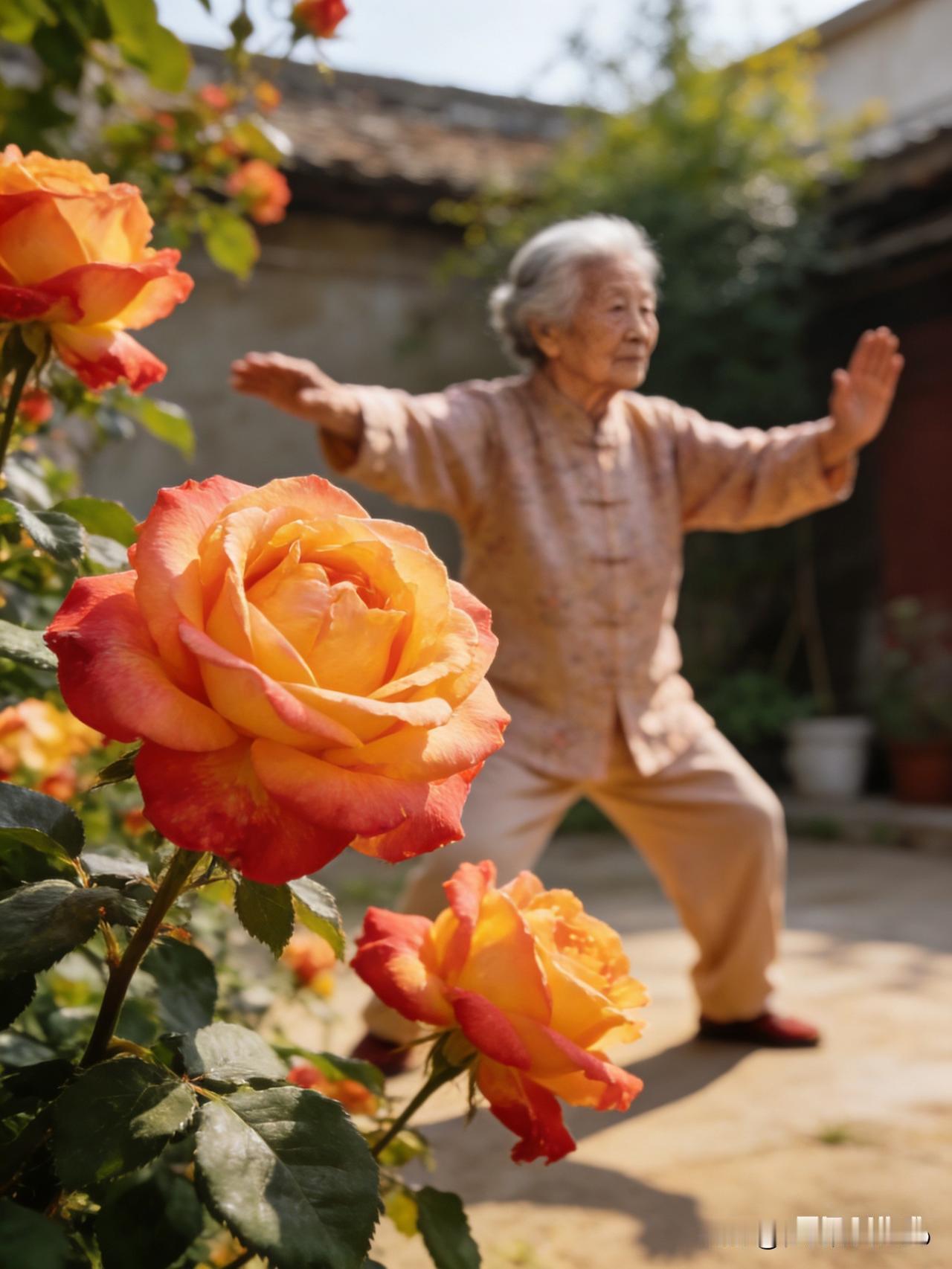 98岁练八段锦奶奶安详离世，这才是养生最好的答案小区练了几十年八段锦的奶奶