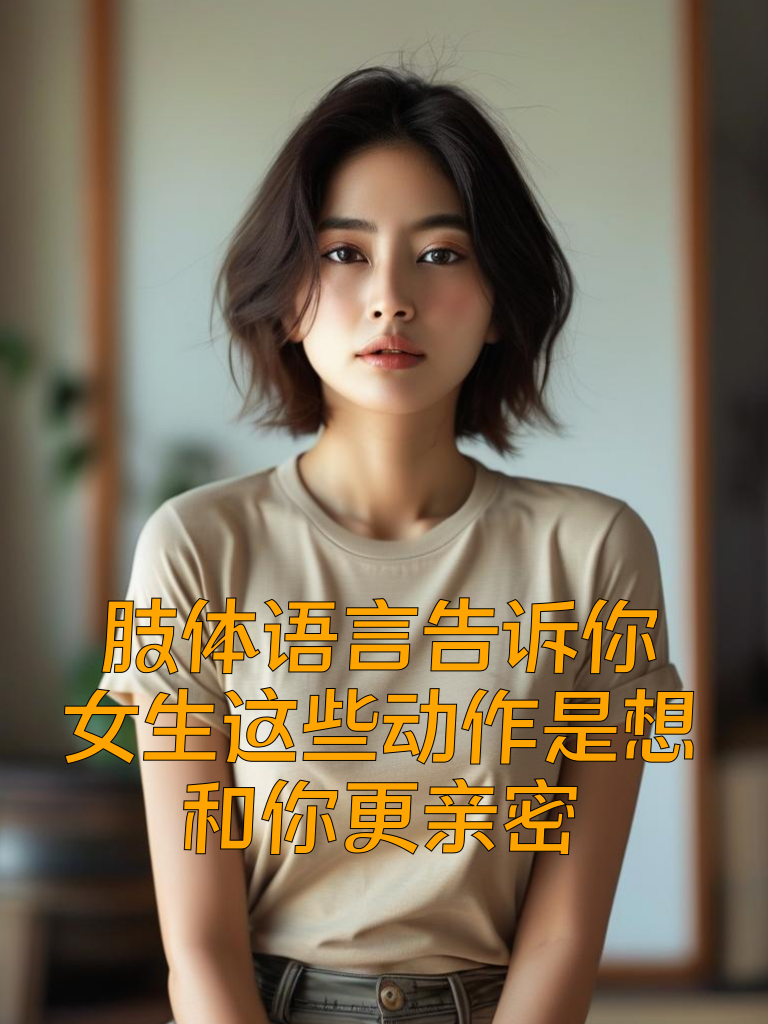 肢体语言告诉你，女生这些动作是想和你更亲密