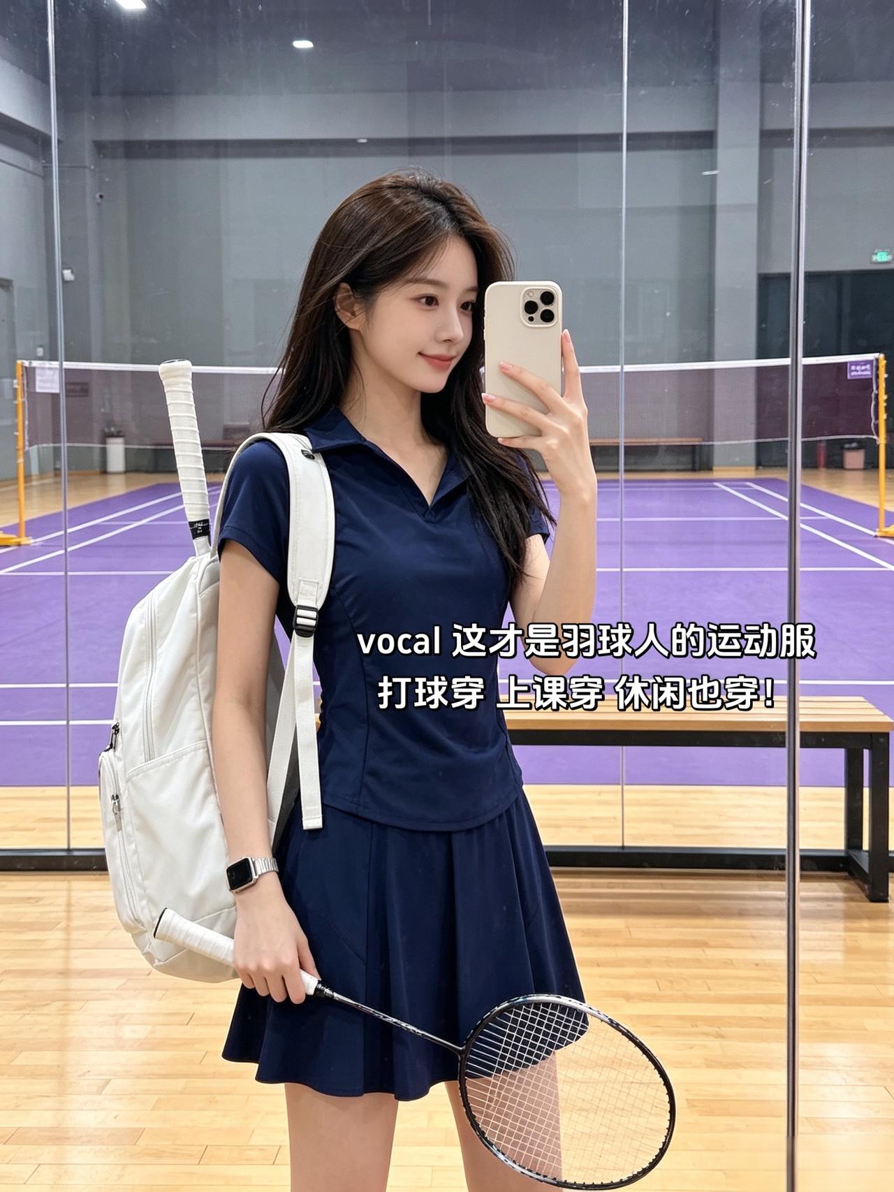 vocal这才是羽球人的运动服打球穿上课穿休闲也穿！