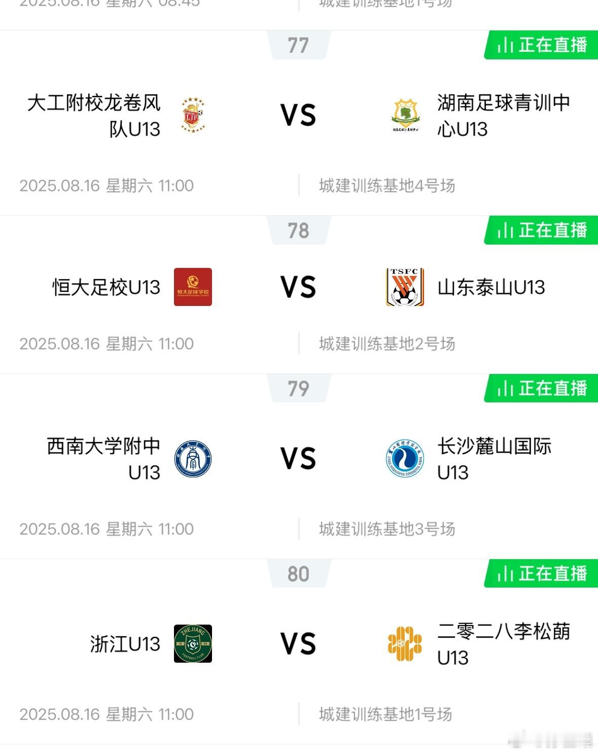 U13组，上海队伍没有进8强；综合广东和山东泰山是最稳定的青训地区​​​