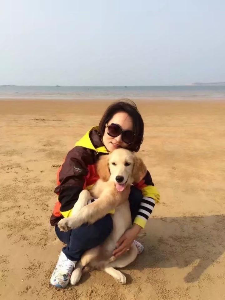 不想放下，要永远记在心里。早晨去赶集，看到一个小金毛躺在地上睡觉，过去...