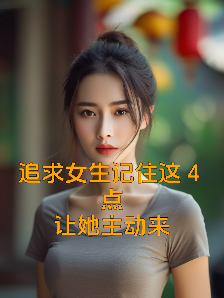 追求女生记住这4点，让她主动来