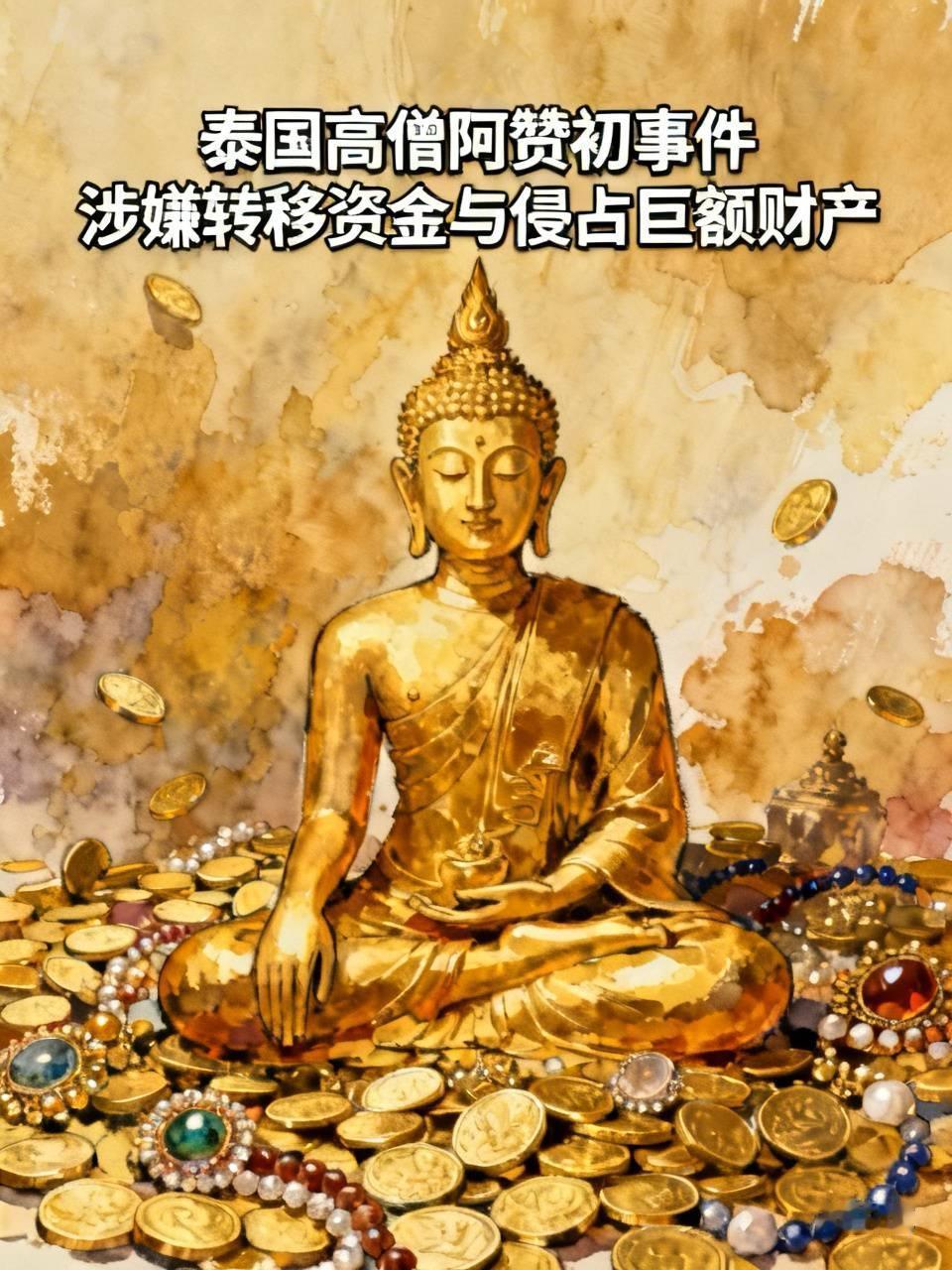 泰国66岁知名高僧被查，现实比电视剧还离谱。最近，泰国一位知名高僧阿赞初成了