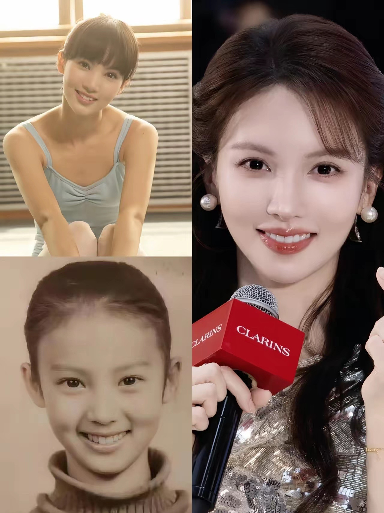 金晨这个人，她的人品怎么样我不评价，但有一点不可否认，她的颜值从小到大都很高，土