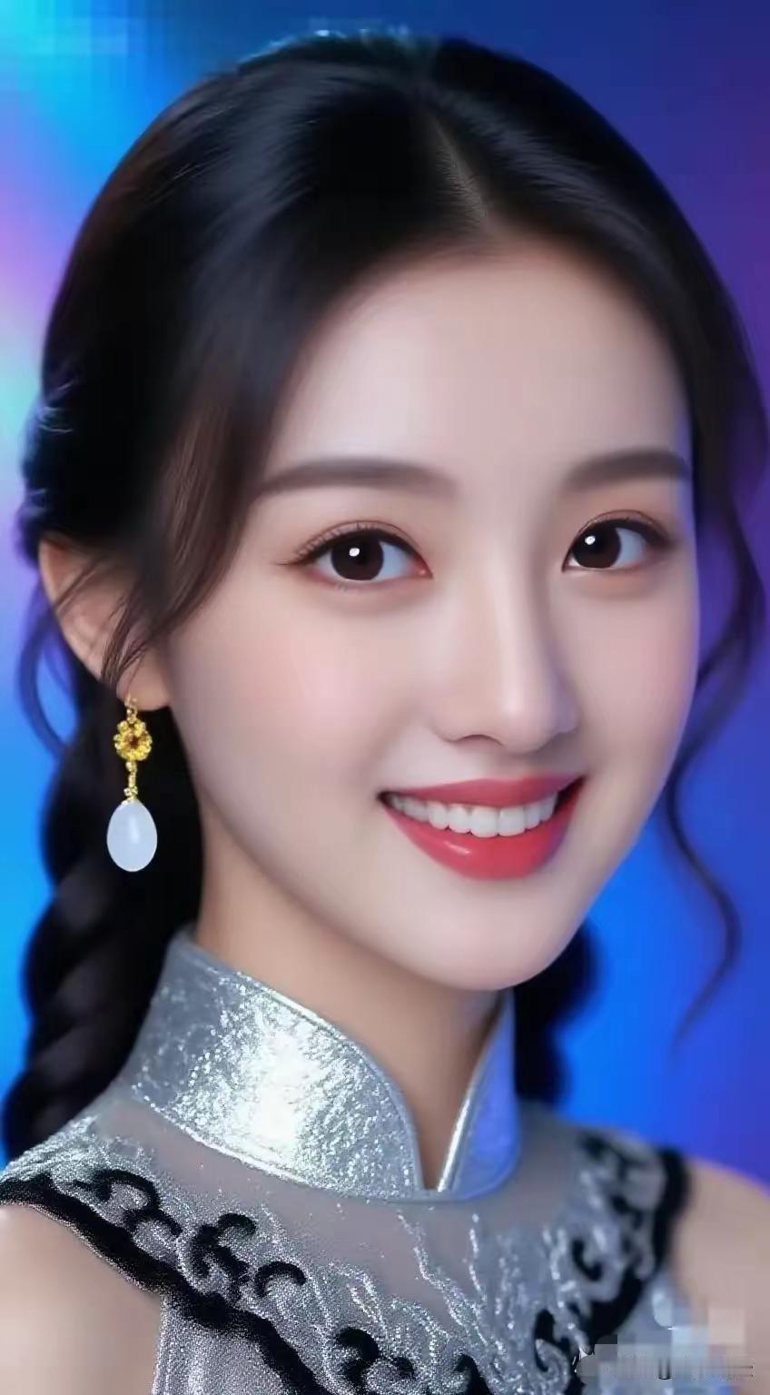 旗袍优雅，笑颜如花