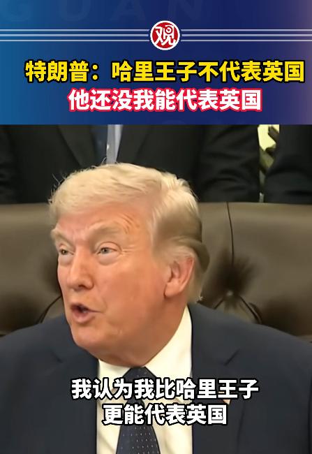 特朗普又开始“语出惊人”，这次的炮轰对象，直接瞄准了英国哈里王子，一句“我比哈里