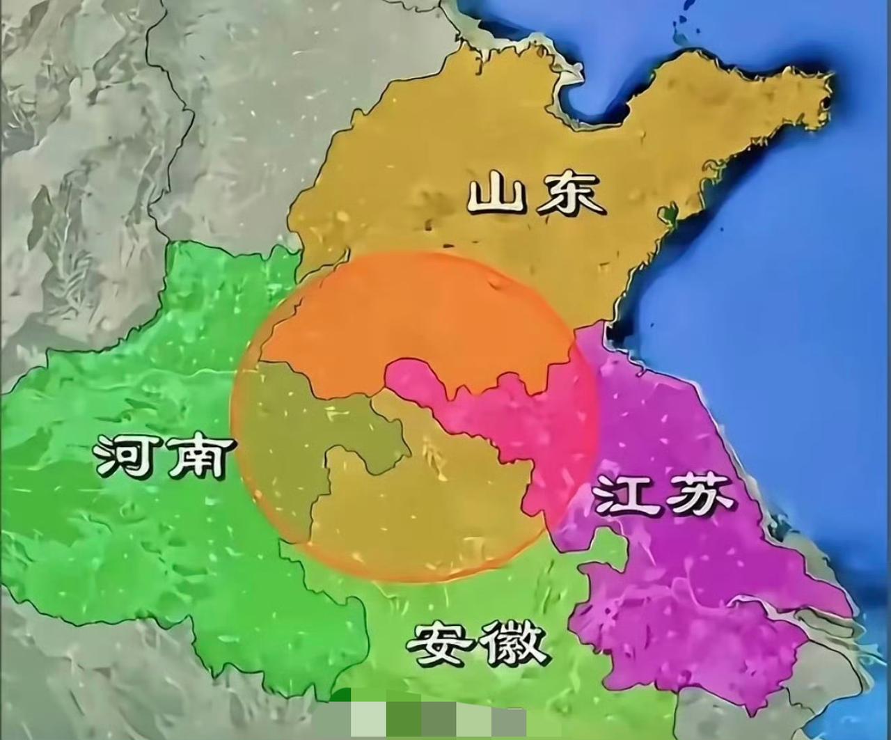 有网友在地图上面画了一个圈，说这些地方的彩礼连江西见了都要甘拜下风，河南、安徽、