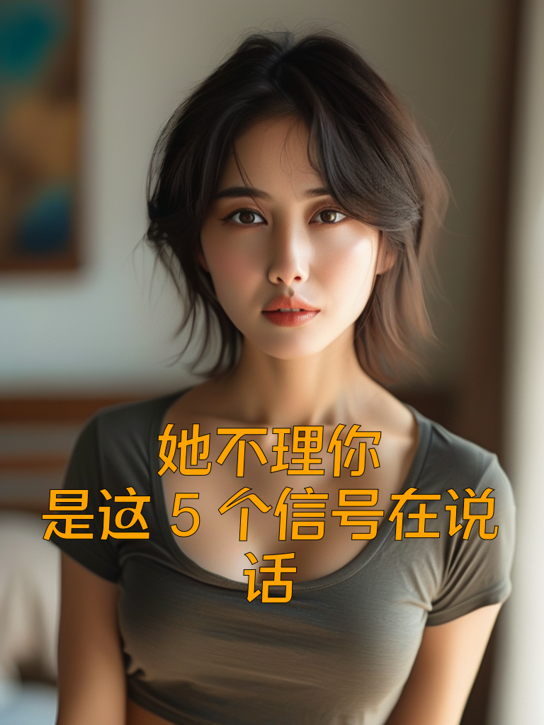 她不理你，是这5个信号在说话