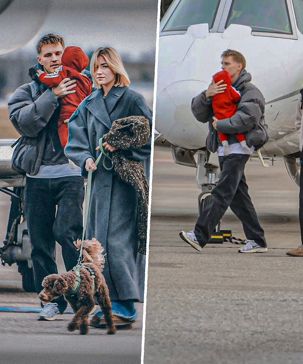 【真队长】厄德高携家带口支持挪威队！