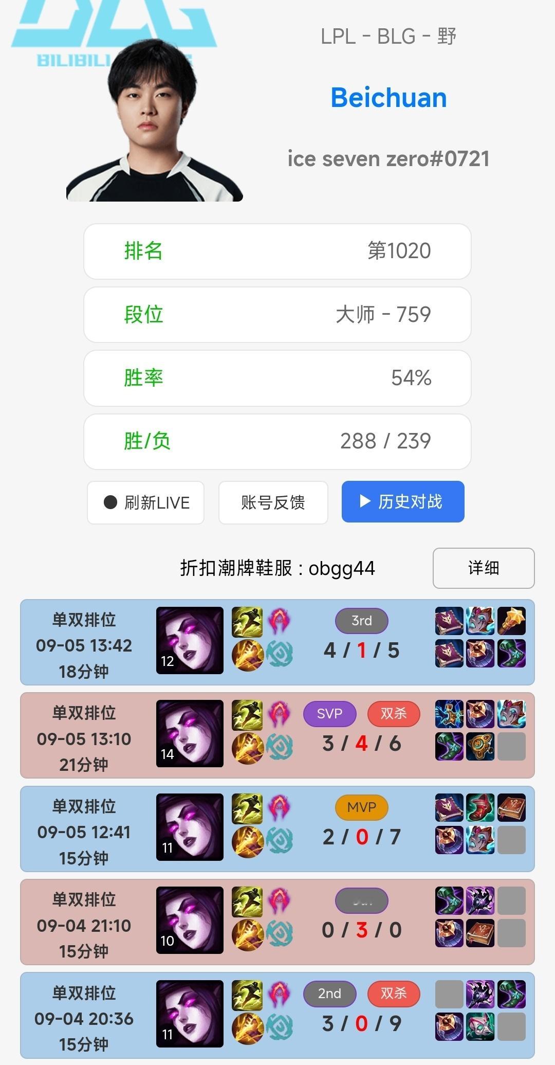 Beichuan选手开始在排位中大量练习莫甘娜打野，或许会在季后赛中作为战术的一