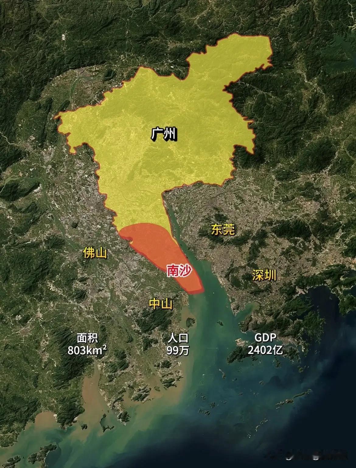 为什么全网都在热议南沙，白云黄埔番禺增城却很少被讨论？翻看网上关于广州的讨