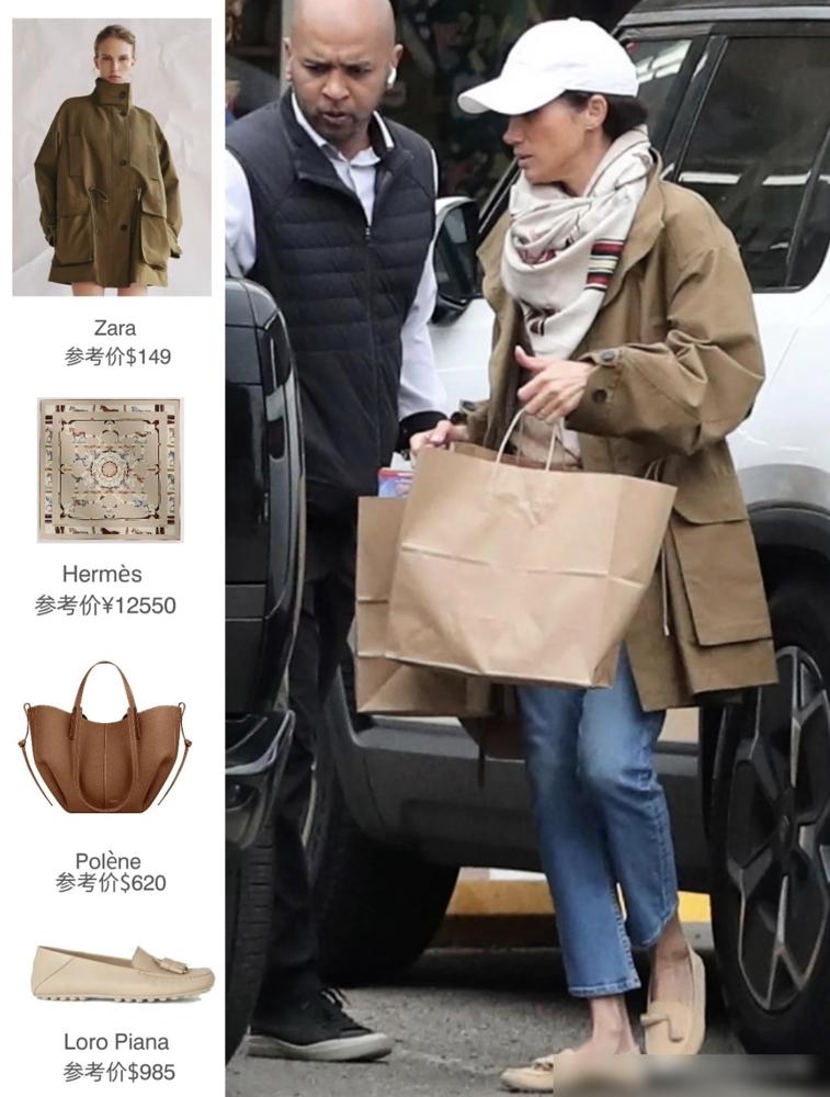 别再吹梅根穿Zara了，我告诉你，那件1000块的风衣，才是她最毒的武器。