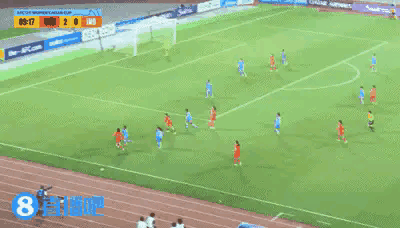 中国U17女足终于锁定胜局了！在今天进行的中国队和印度队的U17女足亚洲杯1/4