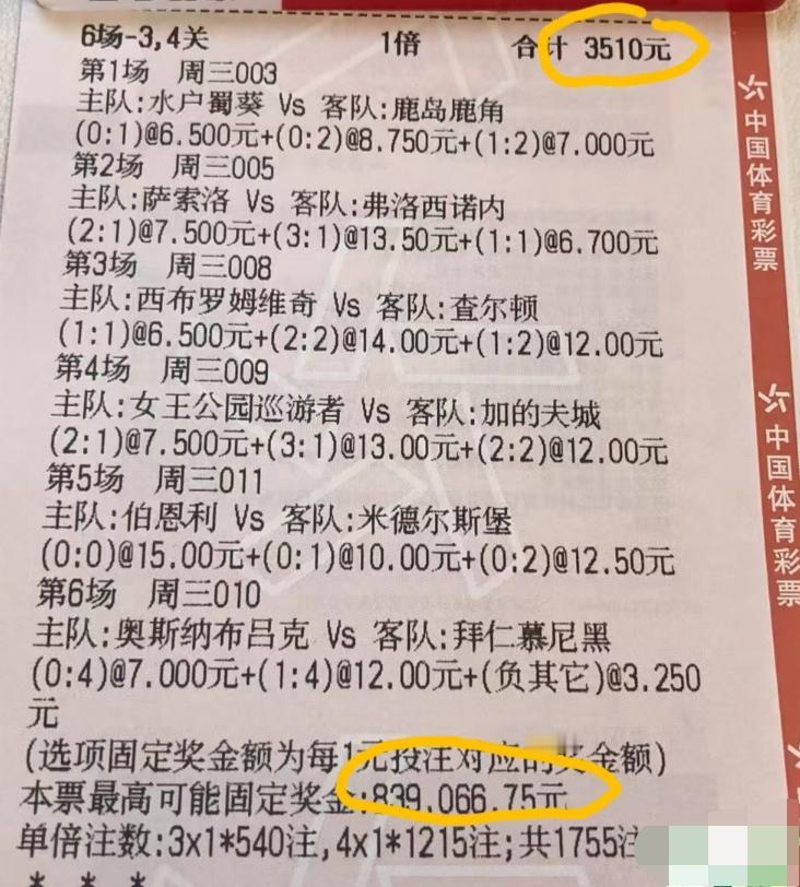 这位大哥绝对是位狠人，他已经好久不出手了，一出手就是3000多！大哥今天竞猜了