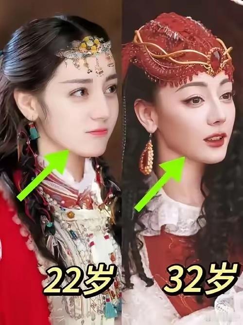 看到迪丽热巴小时候照片，再看看现在的她：有没有整容一目了然​​​