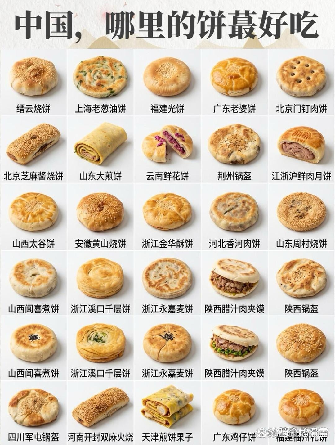 中国，哪里的饼最好吃