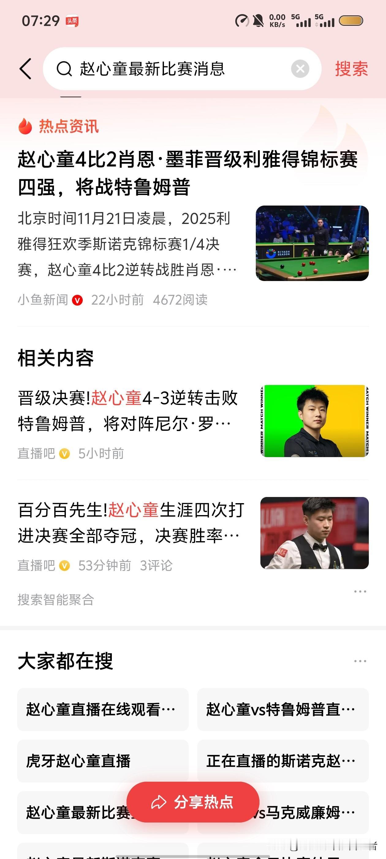 恭喜赵心童拿下利雅得锦标赛冠军，生涯第四冠。这个冠军历程可谓是含金量十足，80三