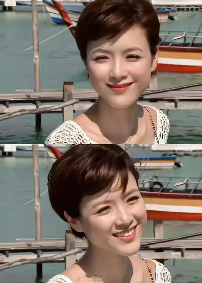 她让我知道，原来短发戴发箍也能这么好看​