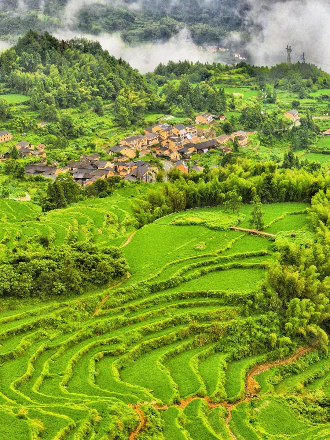 美哭了😭不愧是上榜国家地理的醉美梯田‼️