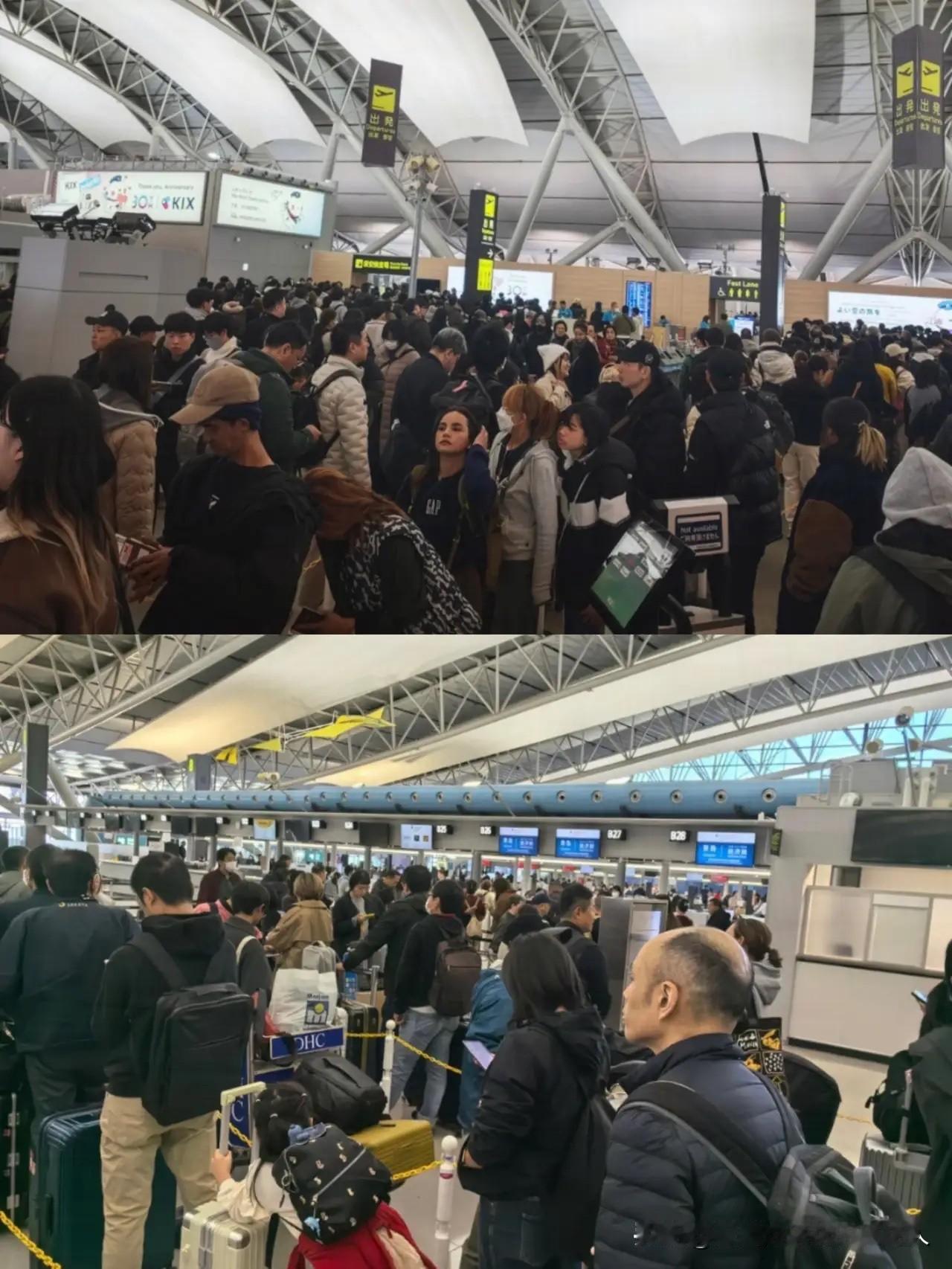 这下好了，之前不听劝非要去日本的那批人，现在想回来可真是难上加难！日本关西机